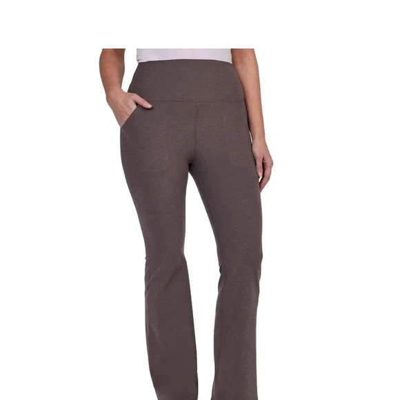 Kirkland Signature Women's Brown Flare Pants - Picture 2 of 6
